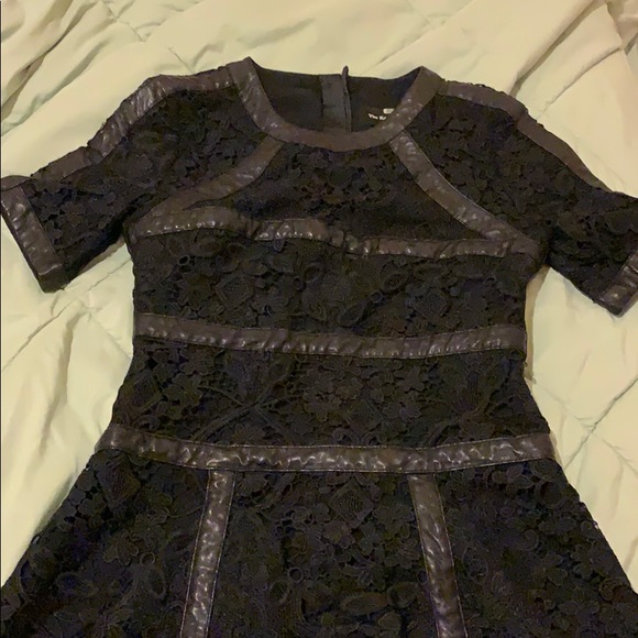 The Kooples lace and leather dress size 4 - Picture 7 of 8